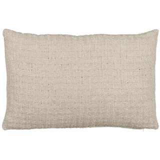 BigBuy Home Kissen Baumwolle Leinen Grau 40 x 60 cm