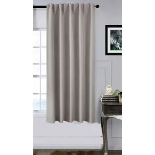 Gardinenbox Premium Verdunkelungsvorhang HxB 175x140 cm Taupe »Boston Dark« 100% Verdunkelung mit Multibandaufhängung, 2023600