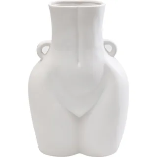 Kare Design Vase Donna Weiß,