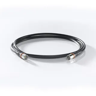 Wisi 5m F - F, Koaxialkabel schwarz