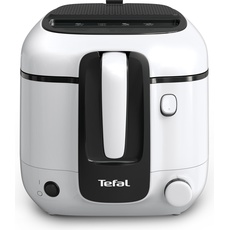 Tefal FR 3101 Fritteuse Super Uno Access 1,5Kg 1800W ws/sw, Fritteuse, Schwarz, Weiss
