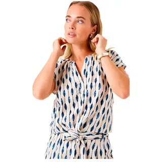 Garcia E50235 Kurzarm-bluse - Pearl - M