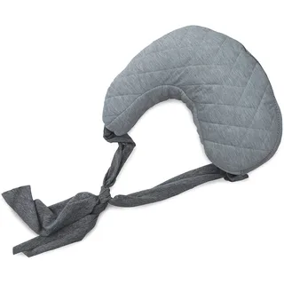 Chicco Boppy Anywhere Stillkissen für Babys, 0 Monate, Vorwärts, anatomische Form, Kissen und Baby-Nest für Mutter- oder Flaschenstille, Grau