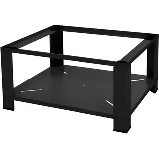 ML-Design Waschmaschinen Untergestell mit Ablage, Schwarz, 63 x 54 cm