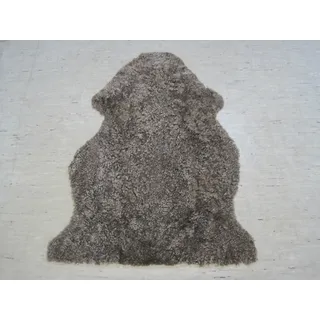 Heitmann-Felle Lammfell Curly Fellteppich 60 x 100 cm Braun