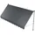 Klemmmarkise Kapstadt 400 x 120 cm grau