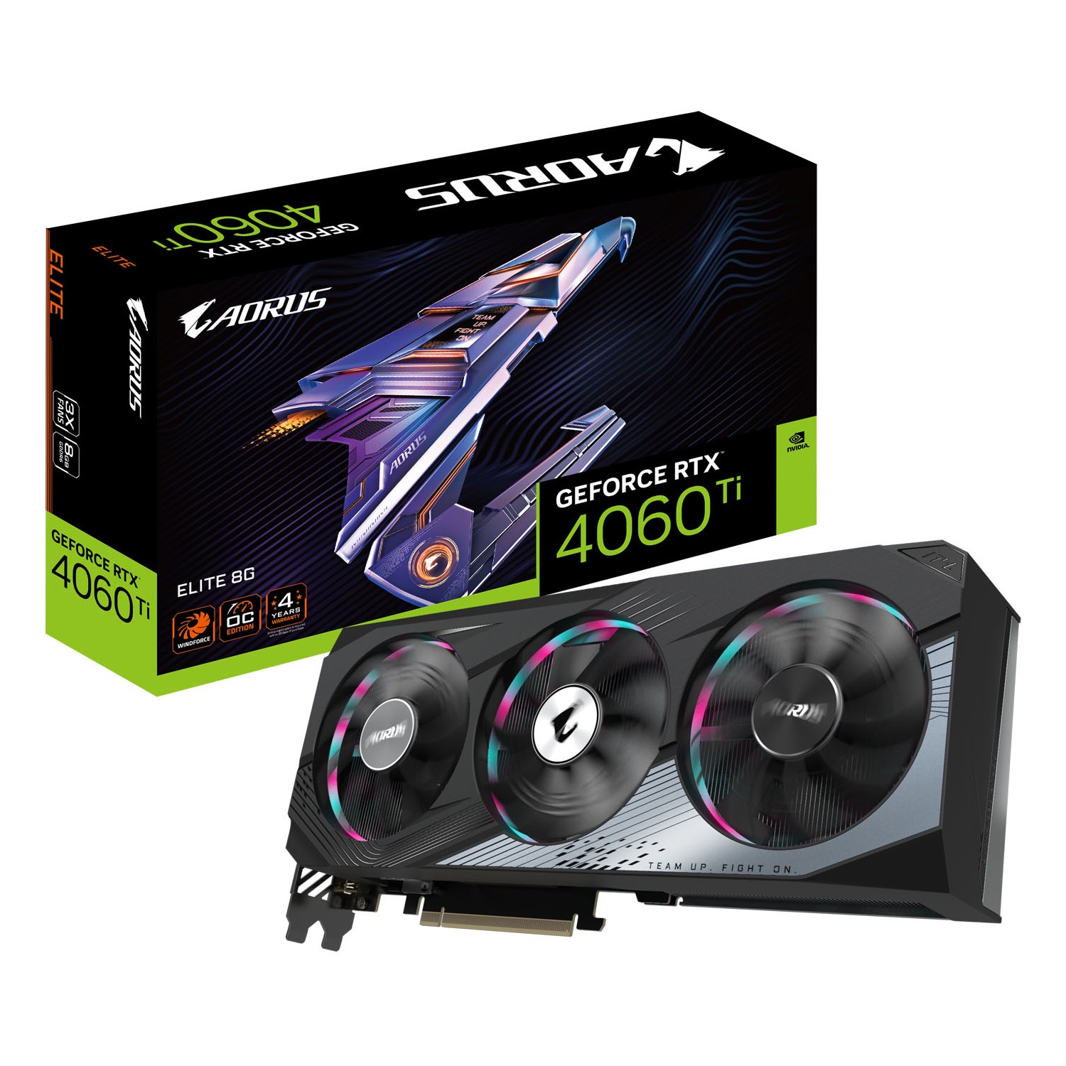 Bild von GeForce RTX 4060 Ti Elite 8G 8GB GDDR6 GV-N406TAORUS E-8GD