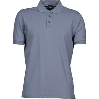 Tee Jays 1405 | Mens Luxury Stretch Poloshirt Herren - Farbe: Flint Stone - Größe: 3XL - Blau