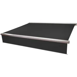 Mendler Vollkassetten-Markise T124 450 cm schwarz