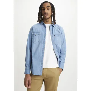 Levi's Levis Herrenhemd Barstow Western in hellblauem Stone-M