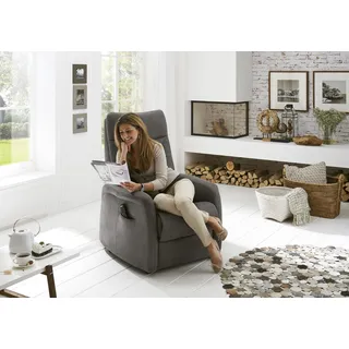 Hukla Sessel HU-RV15025 grau 78 x 108 x 90 cm mit Aufstehhilfe