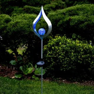 Star Trading LED Solar Garten Deko Beleuchtung Gartenstecker Solarlampe Kugel Außen Spieß