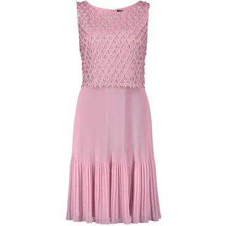 Cocktailkleid VERA MONT "Cocktailkleid mit Plissee", Damen, Gr. 38, EURO, pink (pink orchid), 100% Polyester PES., Kleider Cocktailkleid
