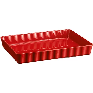 Taartvorm diep rechthoek 2.40 Ltr Emile Henry 6038-34 Grand Cru