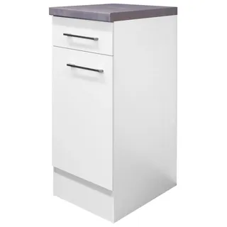 Flex-Well Unterschrank Kopenhagen 30 x 86 x 60 cm Weiß