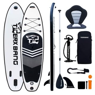 Tigerxbang SUP Board Stand Up Paddling Board 320 x 80 x 15 cm weiß