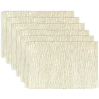 DII Platzdeckchen aus 100% Baumwolle, maschinenwaschbar Tischset Natur