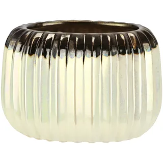 I.GE.A. Dekovase »Vase aus Keramik« Dekovase Blumenvase Modern für Tischdeko Tischvase Deko Trockenblume, beige