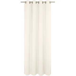 Vorhang WIRTH "Newbury" Gr. 4, beige (creme), B:130cm H:245cm, Jacquard, Baumwolle, Polyester, Gardinen, Vorhang