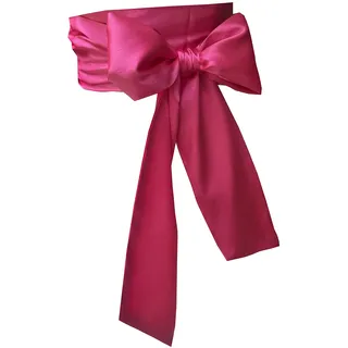 LORDRIE Damen Satin Schärpe Gürtel für Brautjungfernkleider Mädchen Taillengürtel für besondere Anlässe, Knallpink (Hot Pink), M