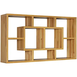 Wohnling Wandregal 85 x 16 x 48 cm Buche
