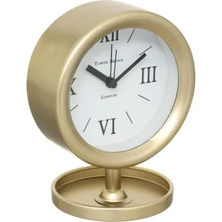 Tischuhr MARION, golden, Ø 12 cm - Gold