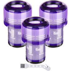 Artraise V12 Filter für Dyson, 3er Pack Ersatzfilter für Dyson V12 Slim Absolute Extra, Total Clean Staubsauger Ersatzteil für #971517-01