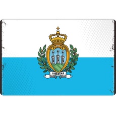 Blechschild 20x30 cm - San Marinos San Marino