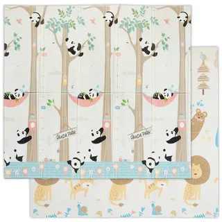 Relaxdays Spielmatte , Multicolor , Textil, Kunststoff , 195x175 cm , Teppiche und Böden, Teppiche, Kinderteppiche