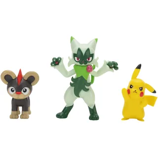 Pokémon Battle Figure Set Leufeo/Pikachu/Feliospa