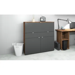borchardt Möbel Sekretär »Dolly« platzsparend, Home-Office-Schreibtisch, Breite 110 cm, Made in Germany grau