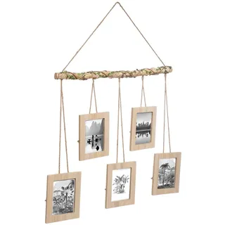 ATMOSPHERA CREATEUR D'INTERIEUR Hängende Fotohalter Beige 5 Fotos