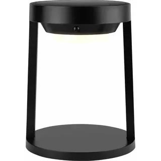 brendz m&m Solar LED-Tischleuchte 100/500/1000 lm schwarz inkl. Bewegungsmelder IP65