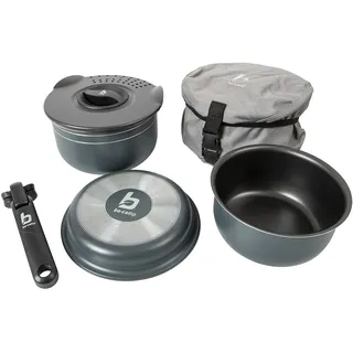 Bo-Camp Topf-Set 5-tlg. Alu Topf + Pfanne
