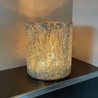 Prodex Kerzenbecher Silber Mittel 10 X 10 cm X68100860 - Silber