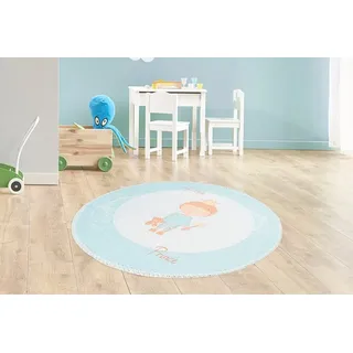 Arte Espina "Bambini 300", rund 5 mm Höhe Fantasievoll bedruckter Kinderteppich, angenehme Haptik,
