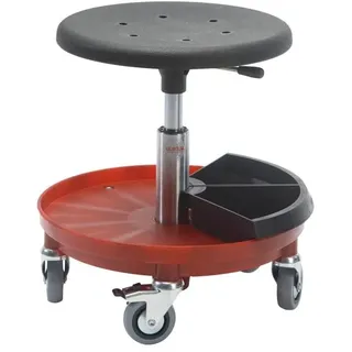 Global Roller stool sigma 400p with shock proof plastic base and polyurethane foam seat