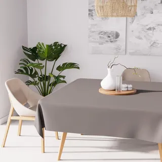 Soleil d'Ocre Tischdecke mit Fleckschutz ALIX 180 x 180 cm Braun