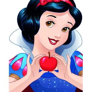 KOMAR Disney Snow White Portrait Leinwand 40x50 cm