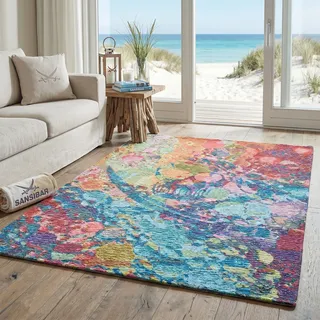 Sansibar Keitum 006 Webteppich 160 x 230 cm Mehrfarbig
