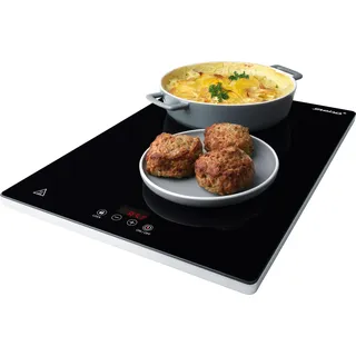 Steba Warmhalteplatte, Glaskeramik, 230W, Schwarz, Touch Control, Warmhaltefläche 38x30 cm, WP 230 ECO