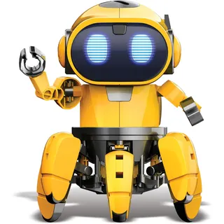 CONSTRUCT & CREATE Tobbie Interactive Robot Spielzeug-Kreativset, Geschenk für einen Jungen