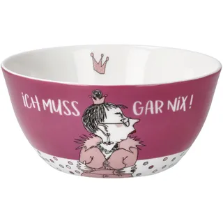 GOEBEL Schale Barbara Freundlieb Ich muss gar nix bunt