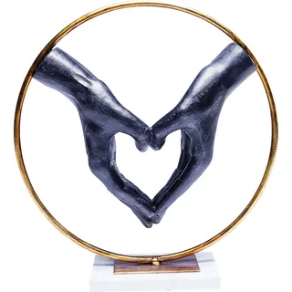 Kare Design Deko Objekt Elements Heart Hand, 33cm«, goldfarben