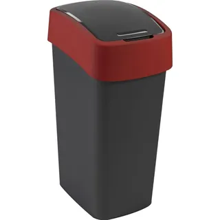 Curver Flip Bin 50 l schwarz/rot