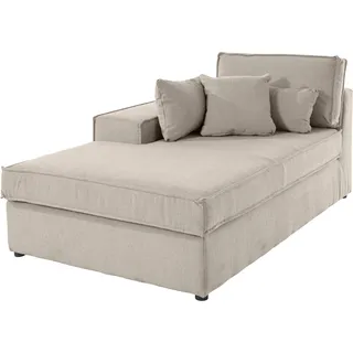 RAUM.ID Ottomane »Florid«, einzeln stellbar oder als Teil eines Modulsofas, auch in Cord, beige