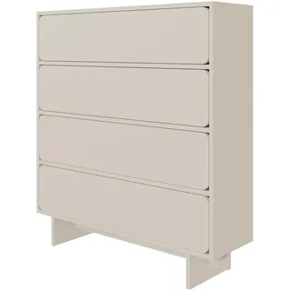 Selsey Kommode Wuwu mit 4 Schubladen 101 cm Graubeige