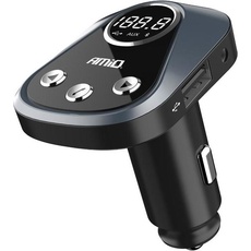 Amio, Autoradio Zubehör, FM transmitter with 2.4A charger function and location