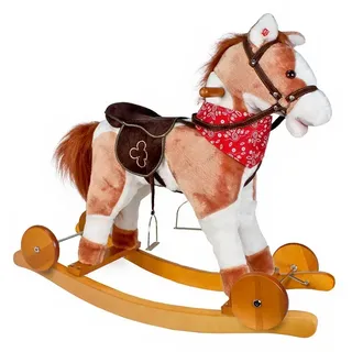 Softies Schaukelpferd Mit Sound Teddy 74 Cm - Multicolor - One Size