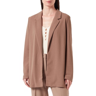 VERO MODA Damen VMLIVAMARIA LS Long NOOS Blazer, Brown Lentil, XS